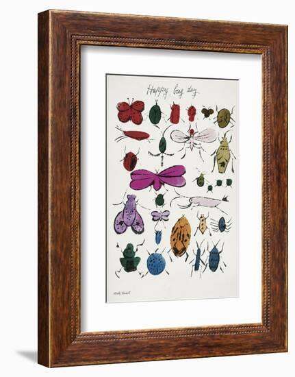 Happy Bug Day, 1954-Andy Warhol-Framed Art Print