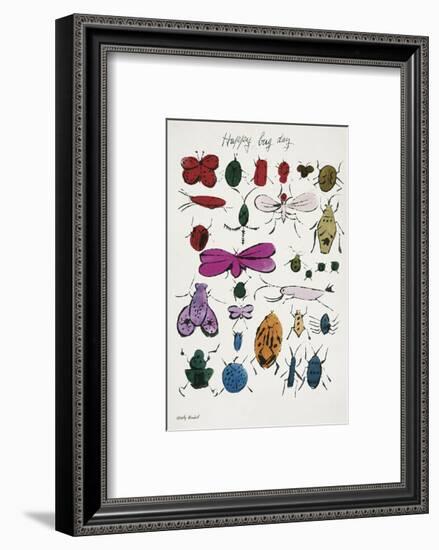 Happy Bug Day, 1954-Andy Warhol-Framed Art Print