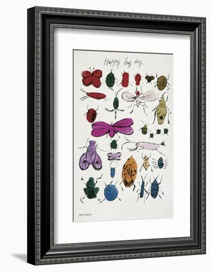 Happy Bug Day, 1954-Andy Warhol-Framed Art Print