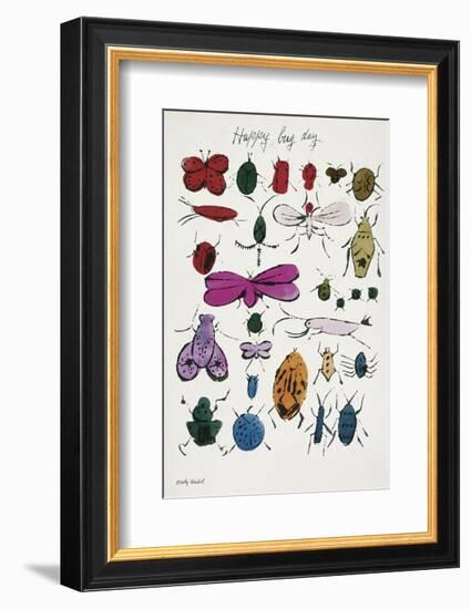 Happy Bug Day, 1954-Andy Warhol-Framed Art Print