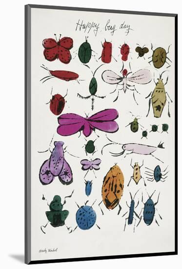 Happy Bug Day, 1954-Andy Warhol-Mounted Art Print