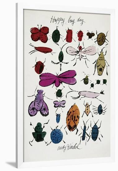 Happy Bug Day, c.1954-Andy Warhol-Framed Giclee Print