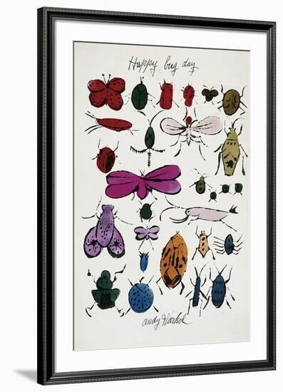 Happy Bug Day, c.1954-Andy Warhol-Framed Giclee Print