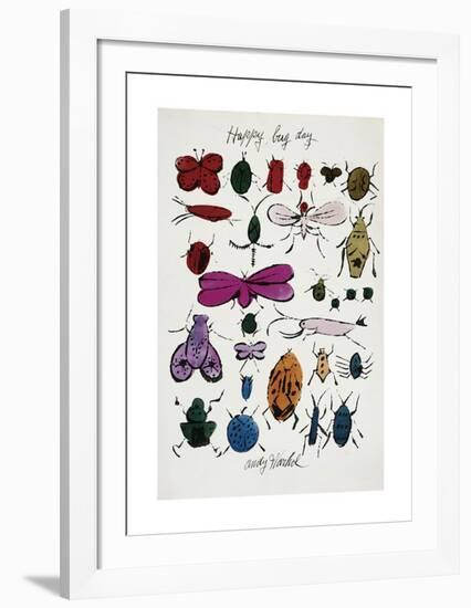 Happy Bug Day, c.1954-Andy Warhol-Framed Giclee Print