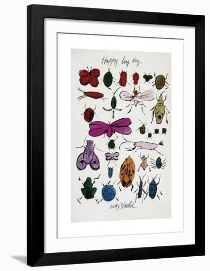 Happy Bug Day, c.1954-Andy Warhol-Framed Giclee Print