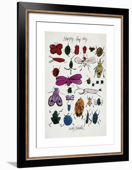 Happy Bug Day, c.1954-Andy Warhol-Framed Giclee Print