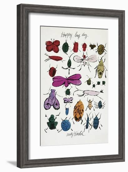 Happy Bug Day, c.1954-Andy Warhol-Framed Giclee Print