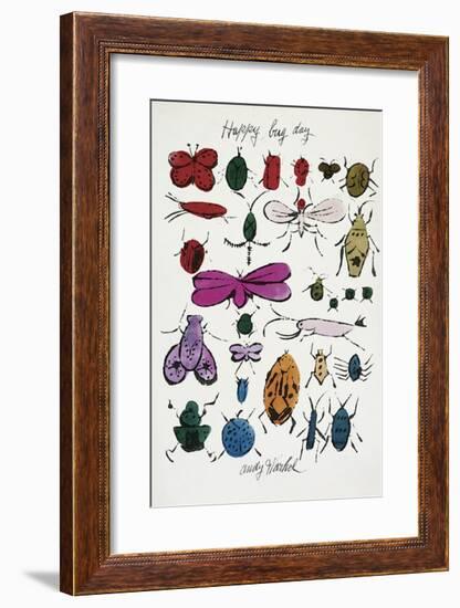 Happy Bug Day, c.1954-Andy Warhol-Framed Giclee Print