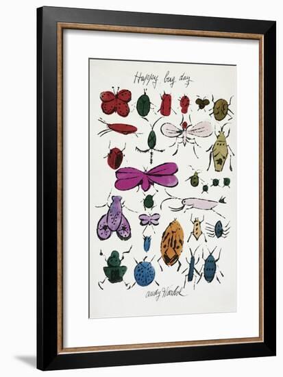 Happy Bug Day, c.1954-Andy Warhol-Framed Giclee Print