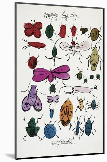 Happy Bug Day, c.1954-Andy Warhol-Mounted Giclee Print