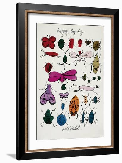 Happy Bug Day, c.1954-Andy Warhol-Framed Art Print