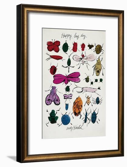 Happy Bug Day, c.1954-Andy Warhol-Framed Art Print