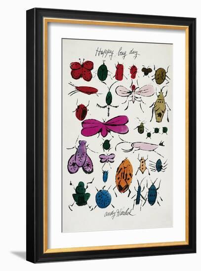 Happy Bug Day, c.1954-Andy Warhol-Framed Art Print