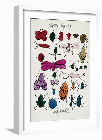 Happy Bug Day, c.1954-Andy Warhol-Framed Art Print