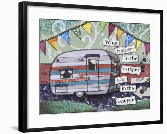 Happy Camper-Let Your Art Soar-Framed Giclee Print