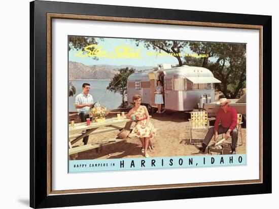 Happy Campers in Harrison-null-Framed Art Print