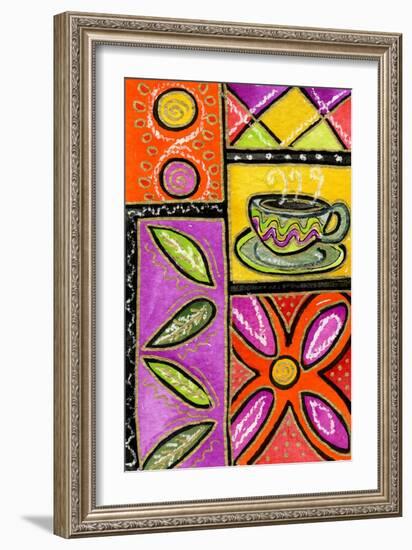 Happy Coffee and Flowers-Wyanne-Framed Giclee Print