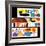 "Happy Collage," December 28, 1968-null-Framed Giclee Print