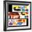 "Happy Collage," December 28, 1968-null-Framed Giclee Print