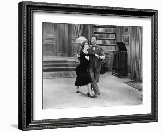 Happy Couple Dancing-null-Framed Photo