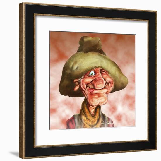 Happy Cowboy-Nate Owens-Framed Giclee Print