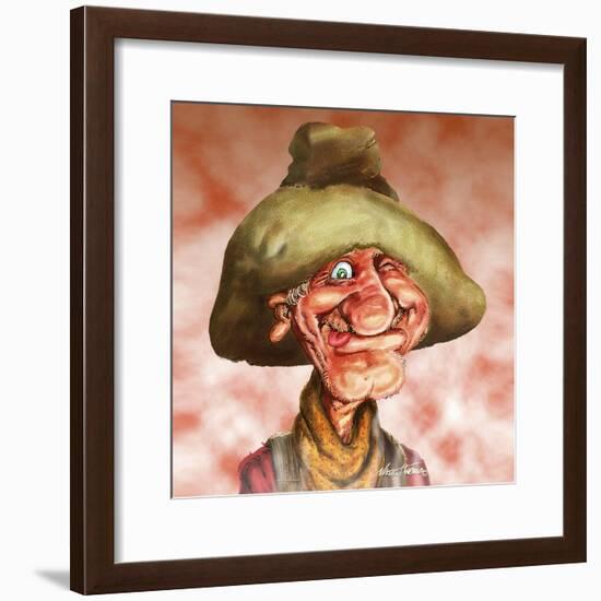 Happy Cowboy-Nate Owens-Framed Giclee Print