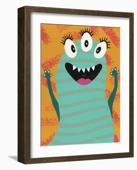 Happy Creatures V-Regina Moore-Framed Art Print