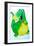 Happy Crocodile-Maylee Christie-Framed Giclee Print