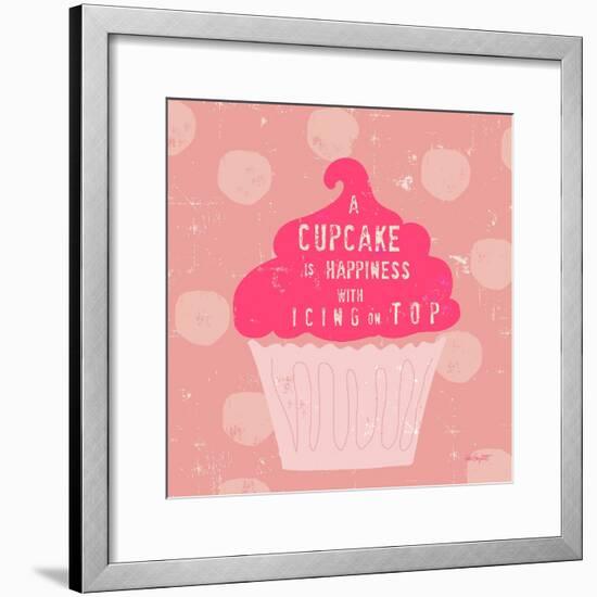 Happy Cupcake-Lola Bryant-Framed Art Print