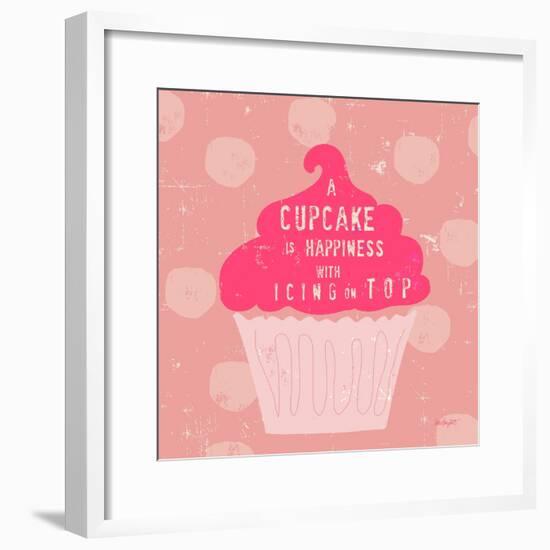 Happy Cupcake-Lola Bryant-Framed Art Print