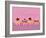 Happy Cupcakes - Pink-Dominique Vari-Framed Art Print