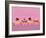 Happy Cupcakes - Pink-Dominique Vari-Framed Art Print