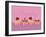 Happy Cupcakes - Pink-Dominique Vari-Framed Art Print