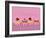 Happy Cupcakes - Pink-Dominique Vari-Framed Art Print