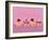 Happy Cupcakes - Pink-Dominique Vari-Framed Art Print