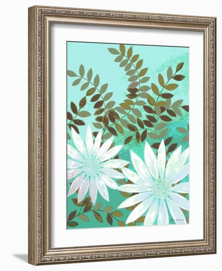 Happy Daises III-Herb Dickinson-Framed Photographic Print