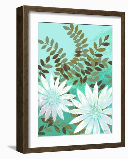 Happy Daises III-Herb Dickinson-Framed Photographic Print