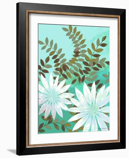Happy Daises III-Herb Dickinson-Framed Photographic Print