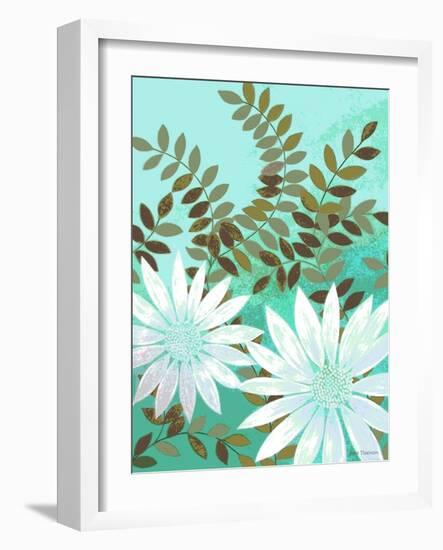 Happy Daises III-Herb Dickinson-Framed Photographic Print