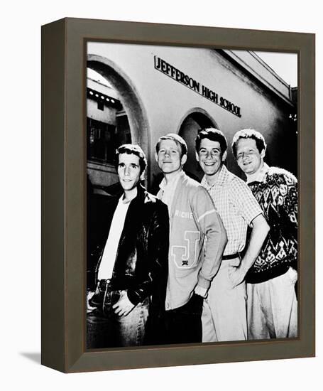 Happy Days-null-Framed Stretched Canvas