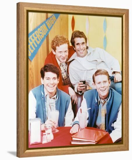 Happy Days-null-Framed Stretched Canvas