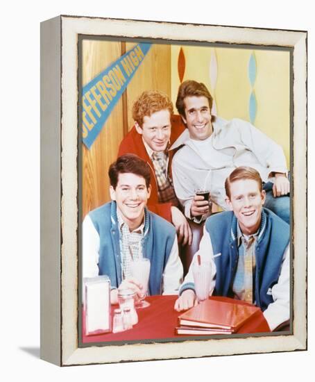 Happy Days-null-Framed Stretched Canvas