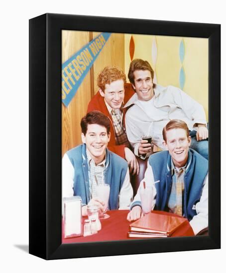 Happy Days-null-Framed Stretched Canvas