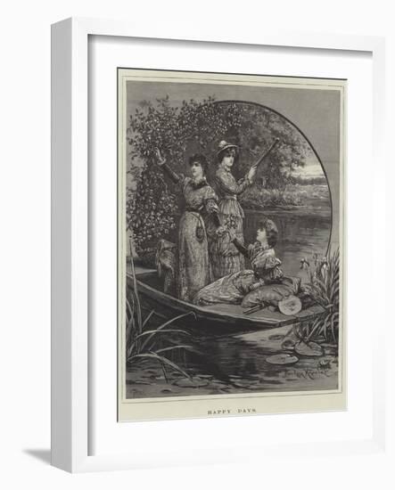 Happy Days-Davidson Knowles-Framed Giclee Print