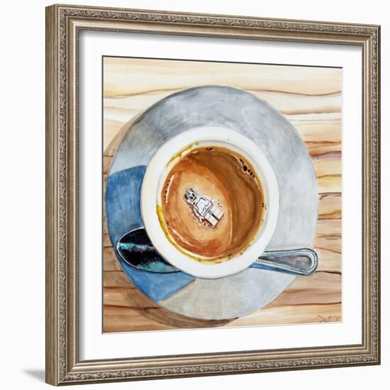 Happy Death by Coffee-Jennifer Redstreake Geary-Framed Premium Giclee Print