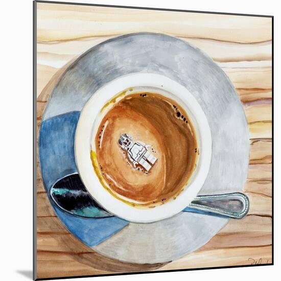 Happy Death by Coffee-Jennifer Redstreake Geary-Mounted Art Print