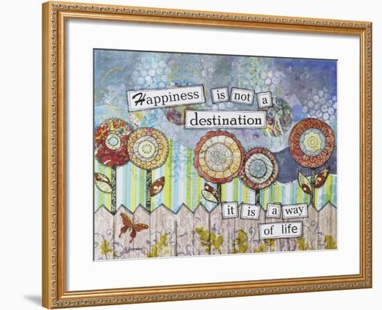 Happy Destinations-Let Your Art Soar-Framed Giclee Print