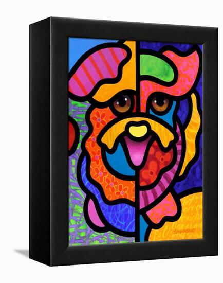 Happy Dog-Steven Scott-Framed Premier Image Canvas