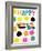 Happy Dots 2-null-Framed Giclee Print