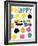 Happy Dots 2-null-Framed Giclee Print